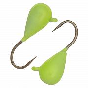 Капля с ушком d 4.0 мм, вес 1.04 гр, обмазка фосфор /10 шт/